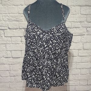 Old Navy Black and White Sleeveless Camisole(XXL) NWOT